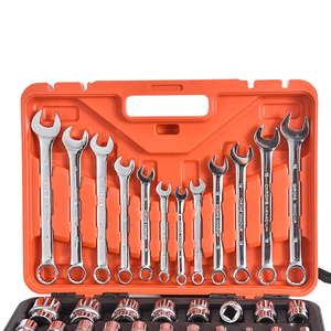 Yüksek kaliteli dişli ingiliz anahtarı takımı el aracı Rachet anahtarı Set endüstriyel sınıf lokma anahtar seti oto tamir aracı el aracı - Product Image 4