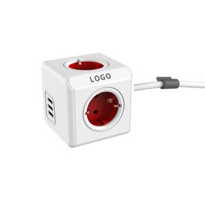 OEM ODM función inteligente 5 vías eléctrico UE móvil Multi enchufe Cubo de alimentación para la venta - Product Image 3
