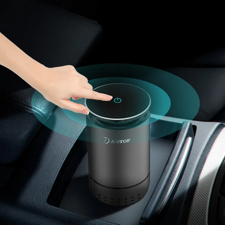 OEM ODM Customized Nana Photocatalyst Filters Hepa Filter Mini Car Air Purifier