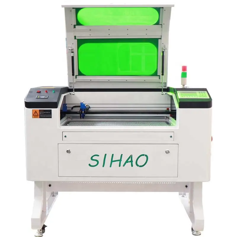 الأكثر مبيعًا من SIHAO-60 واط/80 واط/واط نقش راتنجات الإيبوكسي بالليزر co2 آلة القطع بالليزر suda