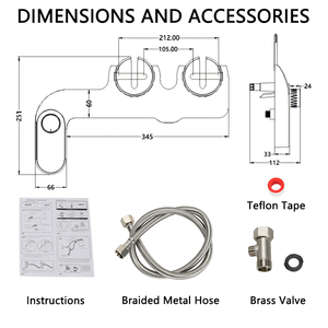 <strong>Economic</strong> Cold Water Abs Toilet <strong>Bidet</strong> With Self Cleaning Single Retractable Nozzle Non Electric <strong>Bidet</strong> Toilet Attachment - Product Image 4