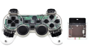 White transparent-bare metal