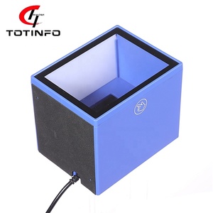 1D/2D/QR escáner de código de barras lector con interfaz USB para supermercado, tiendas POS
