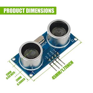 HC-SR04 Ultraschall modul Abstands sensor Packung mit 5 Stück Kompatibel mit Shenzhen Merrill chip Electronics MEGA Nano