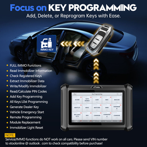 X100PADS Auto Key Programmer X100 PADS OBDII Auto diagnose tool Vollsystem diagnose tools Autos chl üssel programmierung - Product Image 4