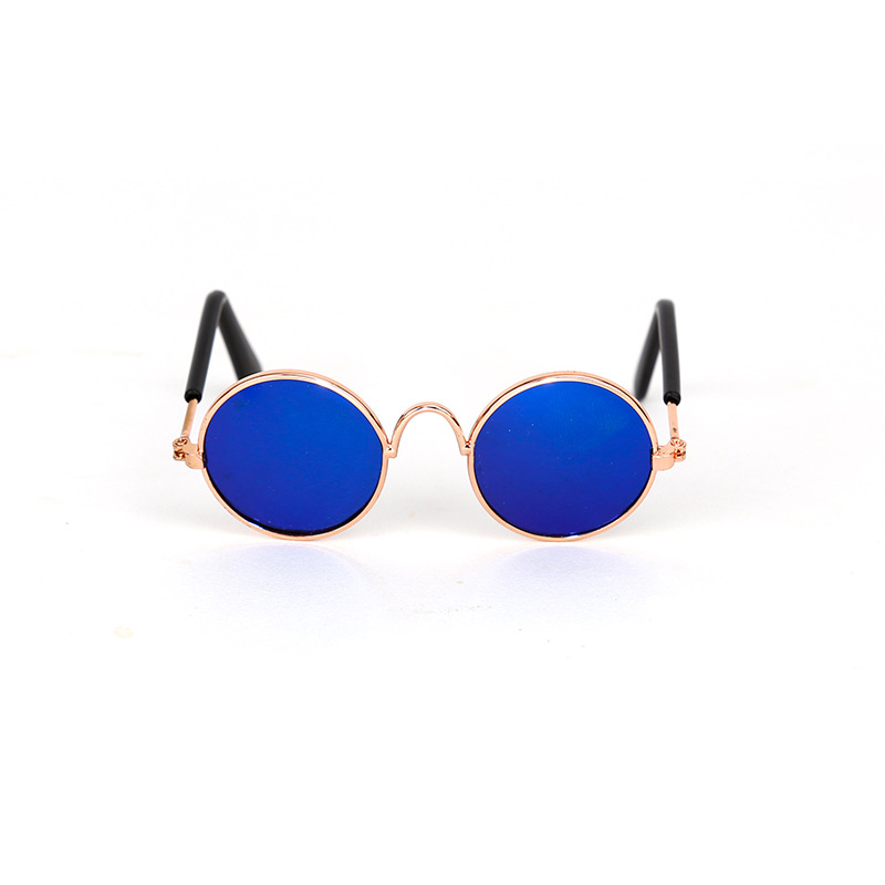 Gold frame blue mercury