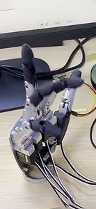 Çok parmaklı Robot el biyonik robotik el Python, ROS ve C + + kodu ile programlanabilir