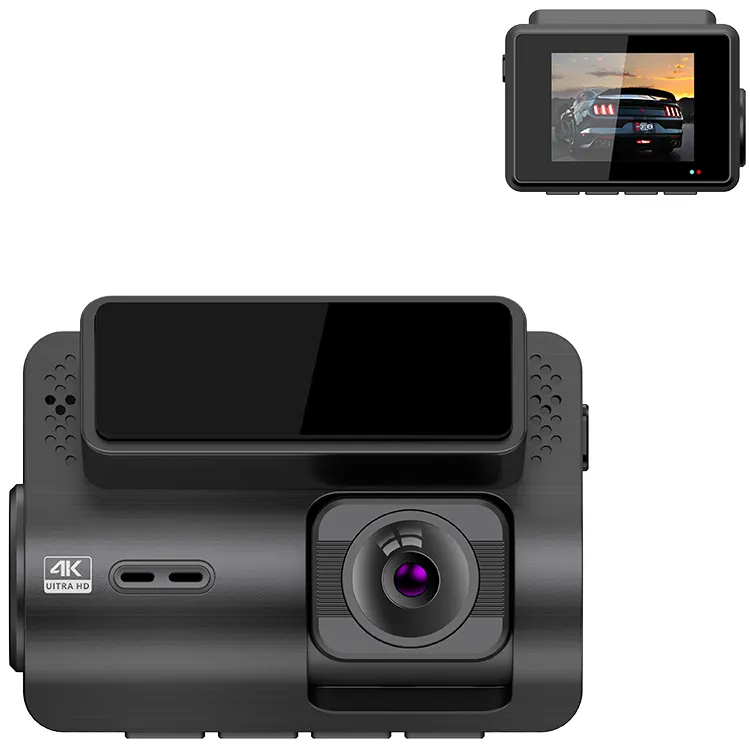 OEM SONY IMX415 Dash Cam ad alta definizione 4K videoregistratore con GPS esterno APP di controllo per auto OEM Car DVR