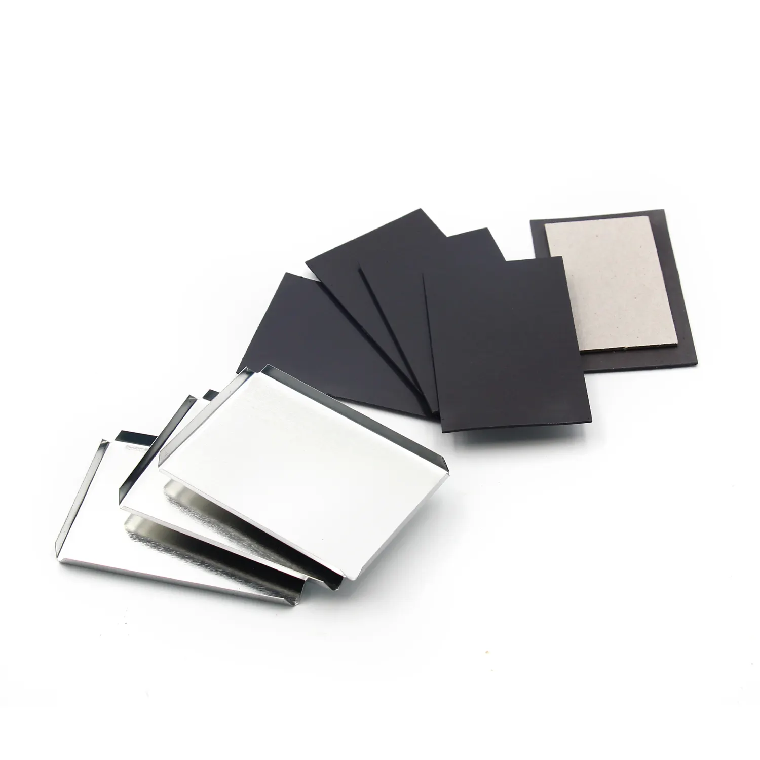 Cheap Bulk Square 80x53mm 3x2 inch Fridge Magnet Diy Material Set Custom Printing Tinplate Fridge Magnets