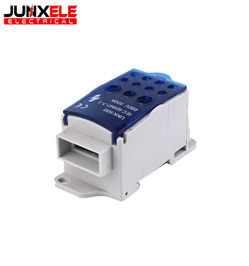 UKK 80A 160A 250A 400 500A Din导轨母线配电螺钉接线盒高安培配电块 - Product Image 3