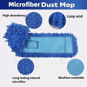 MSJ Blue Polyester Dust Replacement Easy to Remove Rectangle Cleaning Environmentally Safe and <strong>Cost</strong>-Saving by Repeated <strong>Use</strong> - Product Image 4