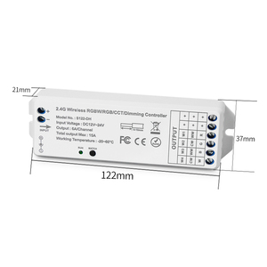 RF 2.4G Button Remote mit einfarbigem Mehrkanal-Dimmer CCT RGB RGBW LED Controller für LED-Lampe mit 3 Jahren Garantie - Product Image 6