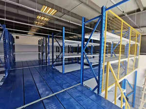 CE/ISO Großformat iges Paletten reifen regal Mehr schicht iges Mezzanine-Dachboden regals ystem - Product Image 4