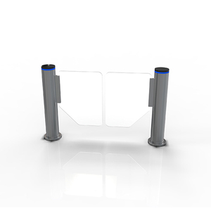 Hochs ichere zylindrische Speed Gate Swipe-Karte und Gesichts erkennung Drehkreuz tor für die Fußgänger zugangs kontrolle - Product Image 4