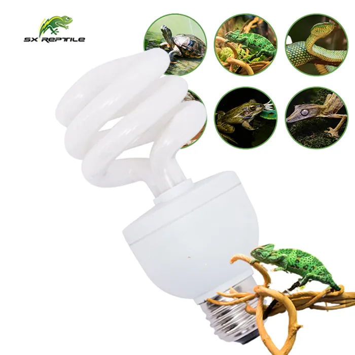 Lámpara led fluorescente para reptiles, venta al por mayor, Vivario, UVA, UVB