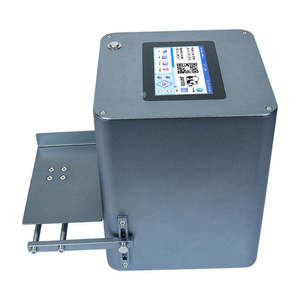 Hoch auflösende 12,7mm Druck höhe MFG EXP Chargen datum Desktop-Tinten strahl drucker Statische manuelle Barcode-QR-Druckmaschine - Product Image 2