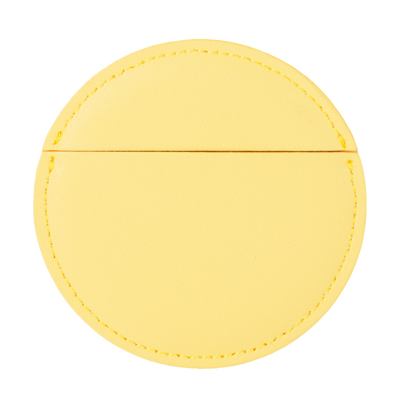 Light Green PU Leather Mirror