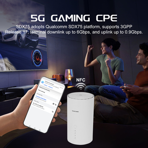 Venta caliente SDX75 5G CPE WiFi 7 Dual-Band BE7200 Home Mesh CAT20 Soporte NFC VoLTE VoIP VPN Cell Lock TTL Network Lock 5G Router - Product Image 5