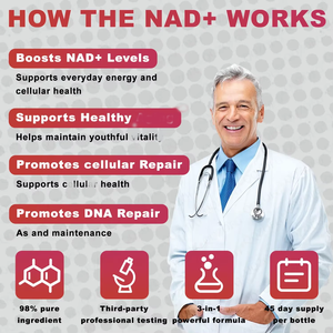 Nicotinamide Drank Nad Bessendrank Verbetert De Immuniteit En Nad Instant Poeder - Product Image 5