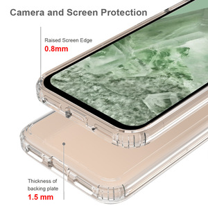 Google Pixel 9 ProXLスリム携帯電話用透明電話ケースGooglePixel 9/9pro用クリアソフトカバー - Product Image 5