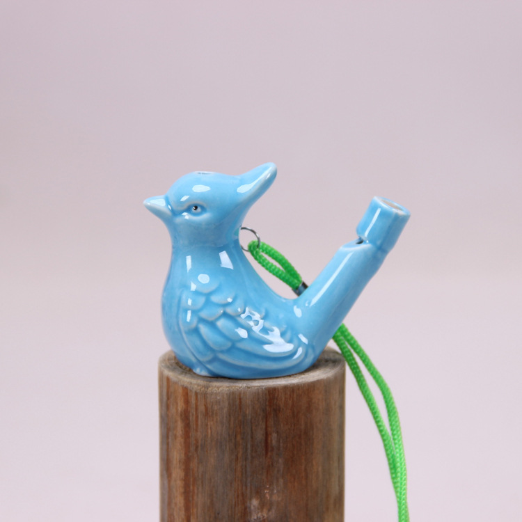 Paon bleu clair avec lanière