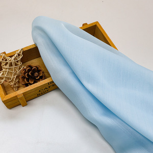 新产品创意双欧根纱面料100% 涤纶薰衣草欧根纱面料制作窗帘 - Product Image 6