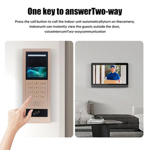 Security Home <strong>Access</strong> Control <strong>System</strong> Smart Ip Tcp Video Door <strong>Intercom</strong> <strong>System</strong> for 40 Unit Multi Apartments Building