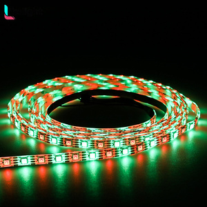 เช่นไฟ WS2813 WS2815 GS8208สัญญาณคู่แยกสัญญาณไฟ LED 60/100/144LEDs/M DC12V/24V Smart rgbic LED - Product Image 2