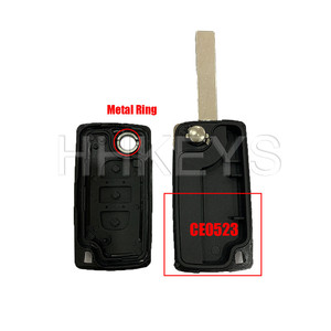 3 düğmeler kamyon düğme otomatik uzaktan katlanır Flip anahtar kılıfı için Fiat Scudo sevk araba anahtarlık CE0536 CE0523 - Product Image 5