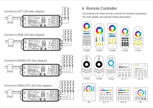 WiFi 5 in 1 LED şerit kontrol RGBW RGB CCT işık ALEXA sesli telefon APP kontrolü - Product Image 5