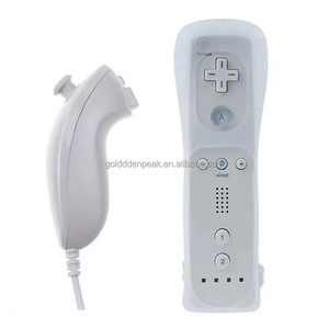 รีโมทคอนโทรล nunchuck สำหรับเกม Nintendo Wii L & R จอยสติ๊กระยะไกลไม่มี Motion Plus สำหรับเกมแพด Wii - Product Image 4