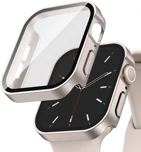 For <strong>Apple</strong> Watch 38 40 42 44 45 49 Mm Liquid Pc With Tempered Glass Protection Cover Case for Iwatch Screen <strong>Fil</strong> - Product Image 2