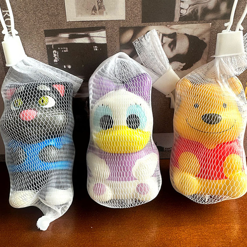 Cat and bear 3 styles mixed 8cm-mesh bag packaging