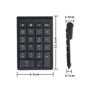 Number Pads Bluetooth <strong>Numeric</strong> <strong>Keypad</strong> <strong>Wireless</strong> Number Pad 22-Key Portable Slim Financial Accounting Numpad for Laptop Computer - Product Image 2