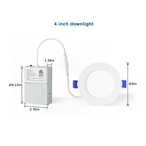 寝室用リビングルーム用クローム埋め込みスポットライト3色超薄型LED調整可能 - Product Image 2