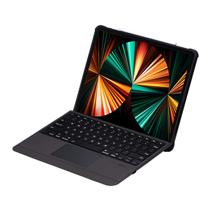 Funda de tableta para iPad Pro 12,9 2021, teclado inalámbrico BT, imán extraíble con función de ratón táctil con ranura para bolígrafo - Product Image 2