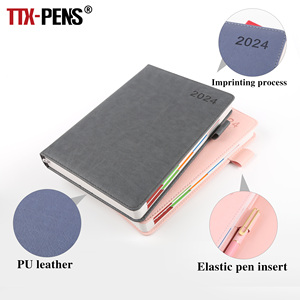 TTX A5 2024 PU Leather Soft Cover Arabic Spanish English Diary Journal <strong>Notebooks</strong> Custom Logo Customized Printing Pages - Product Image 5