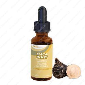 Hot verkopende Maca Wortel Vloeibare Druppels met Ashwagandha, Fenegriek, Rode Biet en L-Arginine voor Energie en Uithoudingsvermogen bij Mannen - Product Image 1