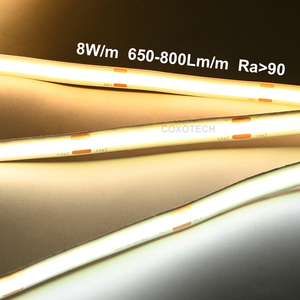 Ultra Long Constant <strong>Current</strong> <strong>Led</strong> Strip 50 Feet 20m 30m 15m 20 Meter Constant <strong>Current</strong> Cob <strong>Led</strong> Strip Light - Product Image 2