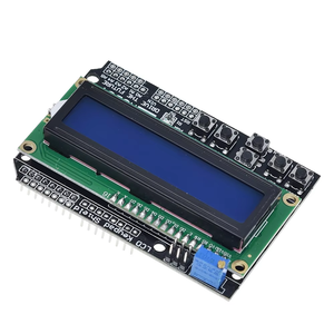 1602 LCD-Tastatur abschirmung LCD1602 LCD 1602 Modul anzeige für Arduino ATMEGA328 ATMEGA2560 Raspberry Pi UNO Blue Screen