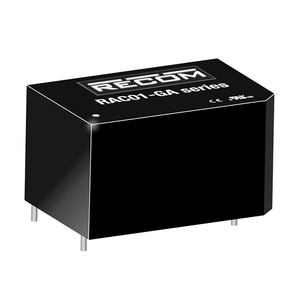 RAC01-05SGA Original Power Supplies Board Mount Enclosed AC DC Converters <strong>1</strong> <strong>Output</strong> 5V 200mA 100 ~ 240 VAC <strong>Input</strong> - Product Image 1