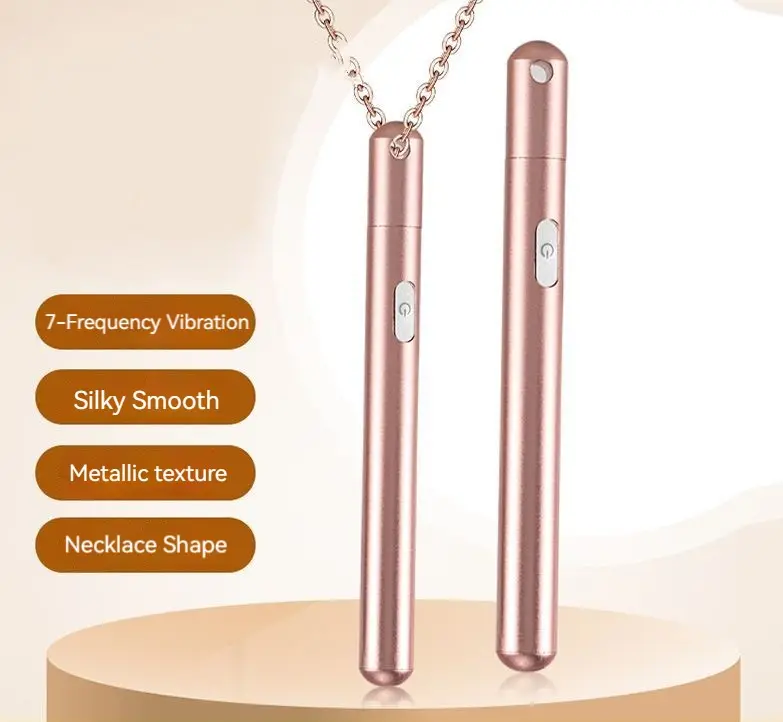 Oem Groothandel Ketting Vibrator Mini Sex Mini Vibrator Unit Sekskraag Hals Seksspeeltjes