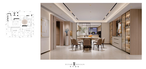 Apartamento Villa Hotel Casa entera Diseño de interiores Proyecto arquitectónico Renderizado 3D Servicio de solución de diseño gráfico integral - Product Image 3