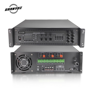 Amplificador de sistema de megafonía 3U con 8 Zone 3 Line 2 Mic EQ para receptores y amplificadores de altavoces de pared y techo - Product Image 1