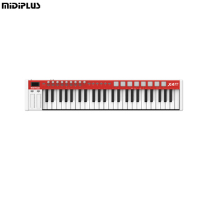 Midiplus X4proミニMIDIコントロールキーボードミニポータブルUSBキーボードコントローラー、49速度センシティブキー8 RGBバックライトパッド付き - Product Image 3