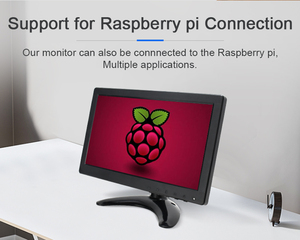 Pantalla panorámica Ips Ahd, Monitor Lcd de 9 pulgadas con entrada de Tv Hdmi