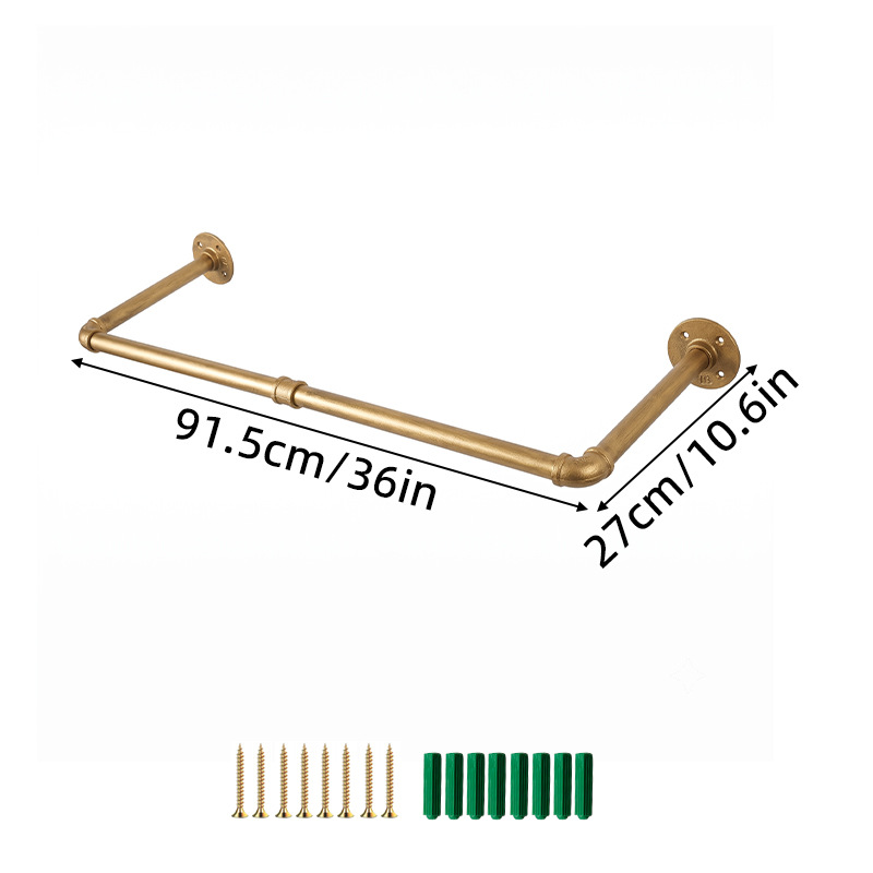 Two gold flanges