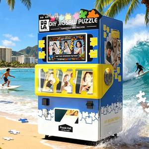 Ghép hình Máy bán hàng tự động thông minh Màn hình cảm ứng thông minh Câu Đố Tự động Mini Máy bán hàng tự động đồng xu Hệ thống thanh toán thẻ tín dụng - Product Image 1