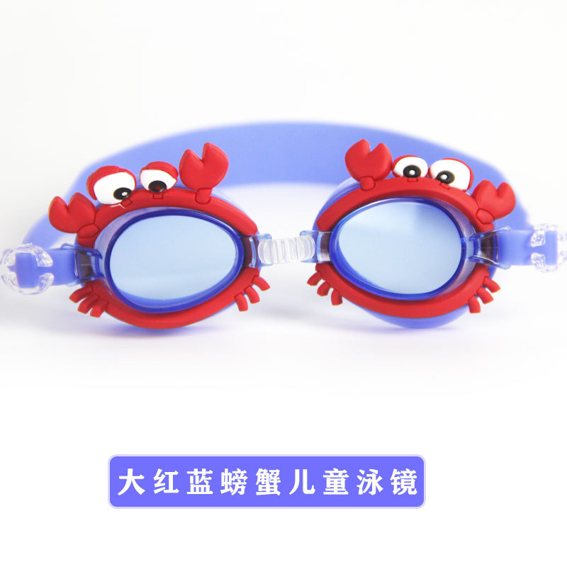 Gros crabe rouge et bleu