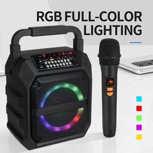 K6S Altavoz Activo Multifuncional Pasivo con Efecto de Luz RGB Consola Amplificador de Potencia Sistema Pa Juego de Karaoke - Product Image 3